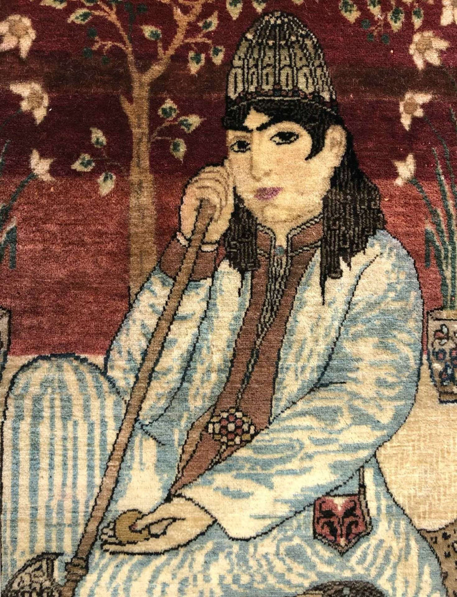 Antique Persian Rug - Mohtasham Kashan Darvish - Private Collection