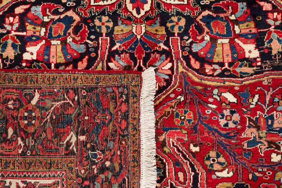 Thick Pile Vintage Heriz Rug - 3.4×2.5 m