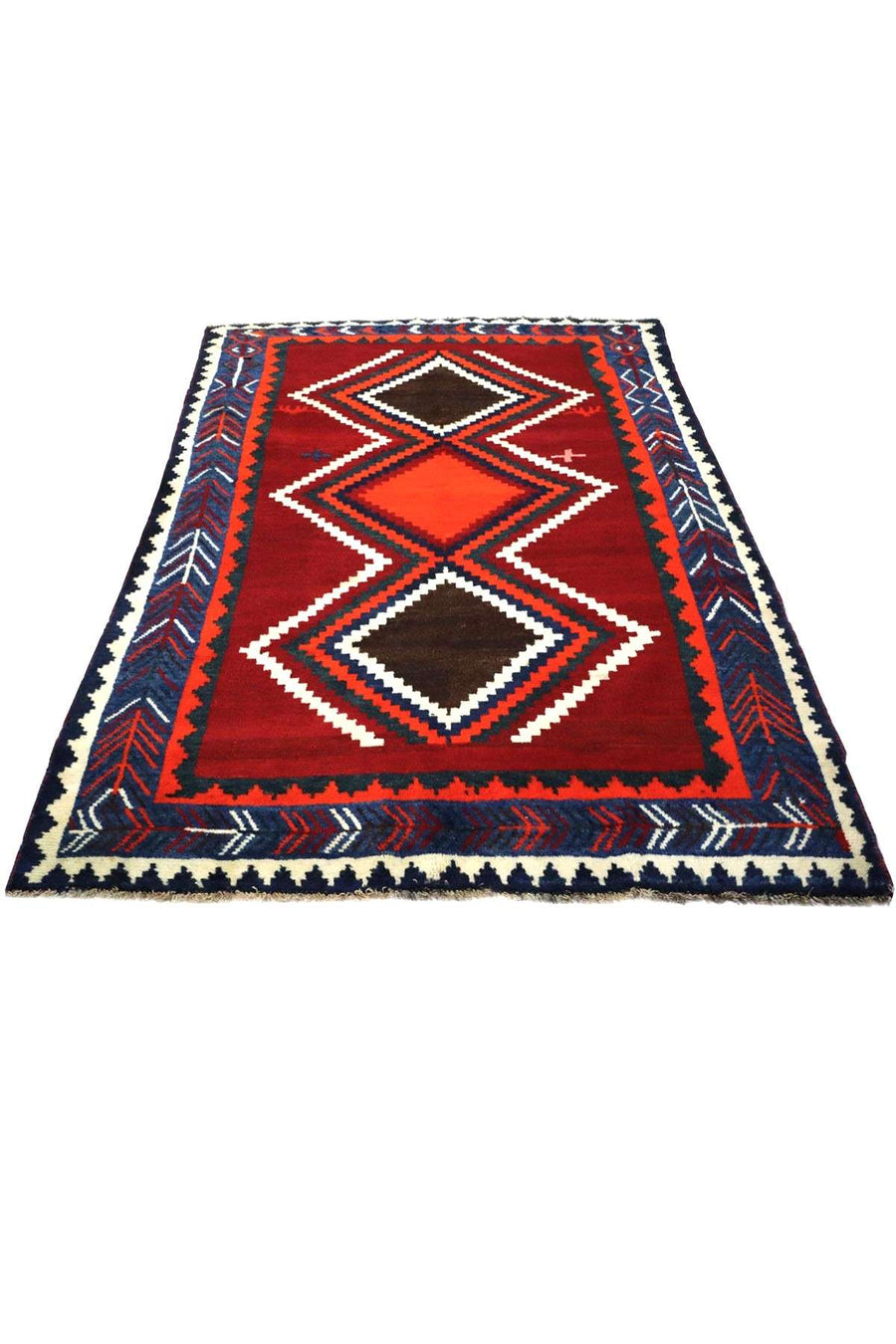Vintage Gabbeh Rug Geometric Design - 2 x 1.35 m