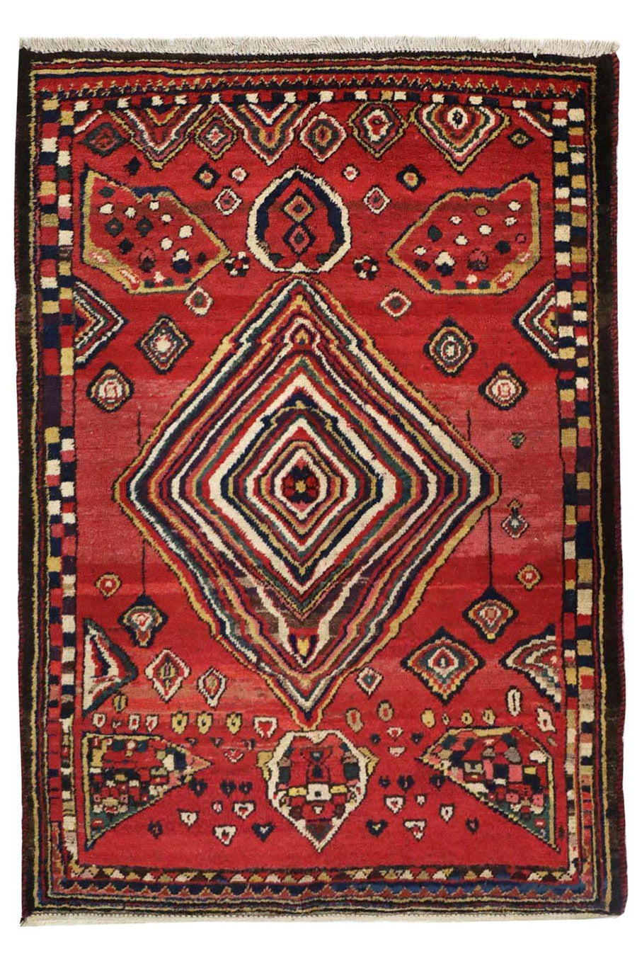Vintage Lori Gabbeh Rug Collectible - 2 x 1.35 m