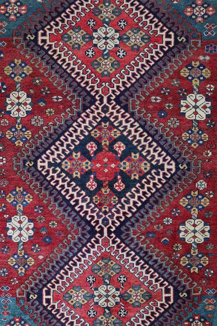 Vintage Bakhtiari Tribal Rug - 2.2 x 1.4 m