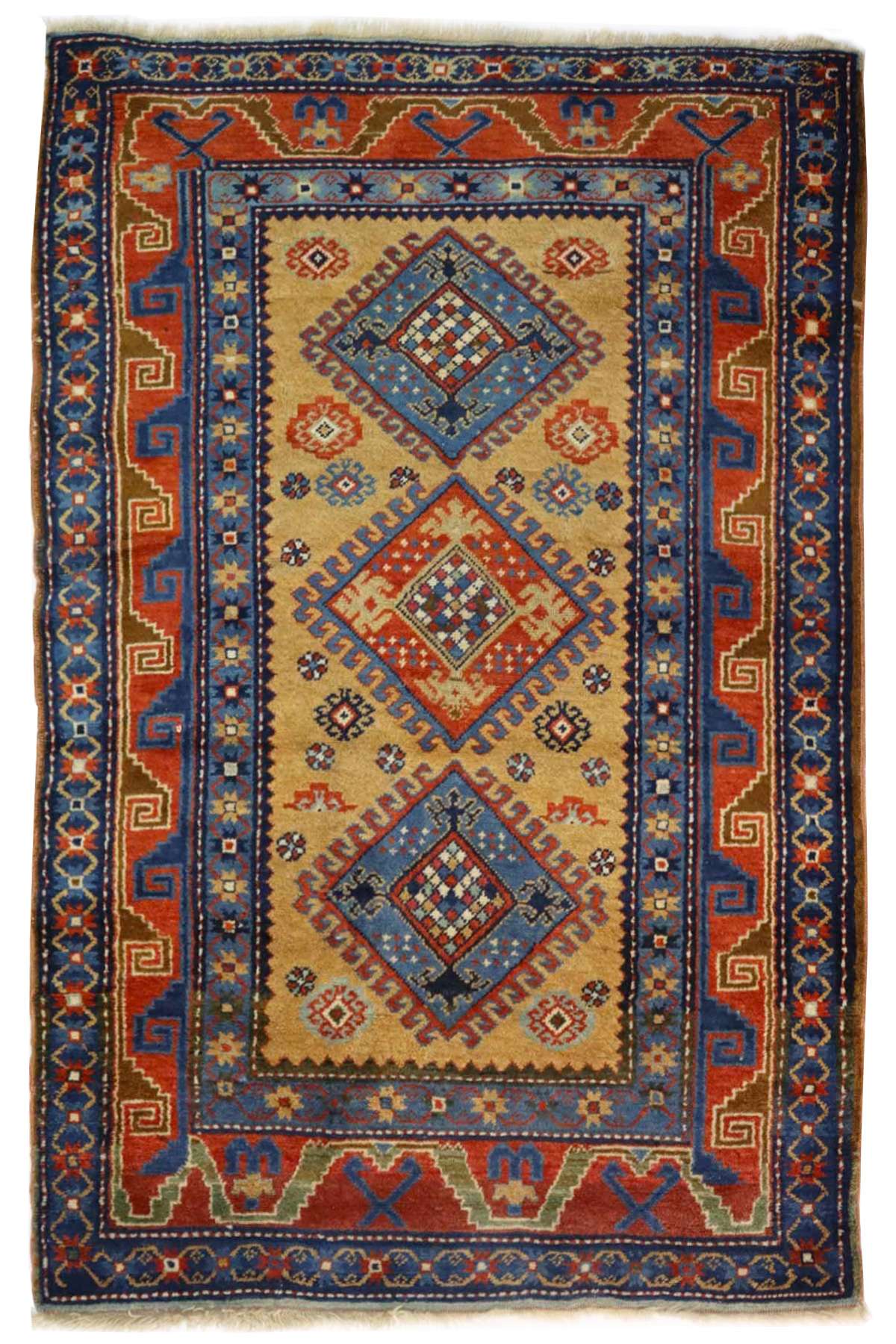 Antique Shirvan Rug - Rare & Collectible - 1 x 1.5 m