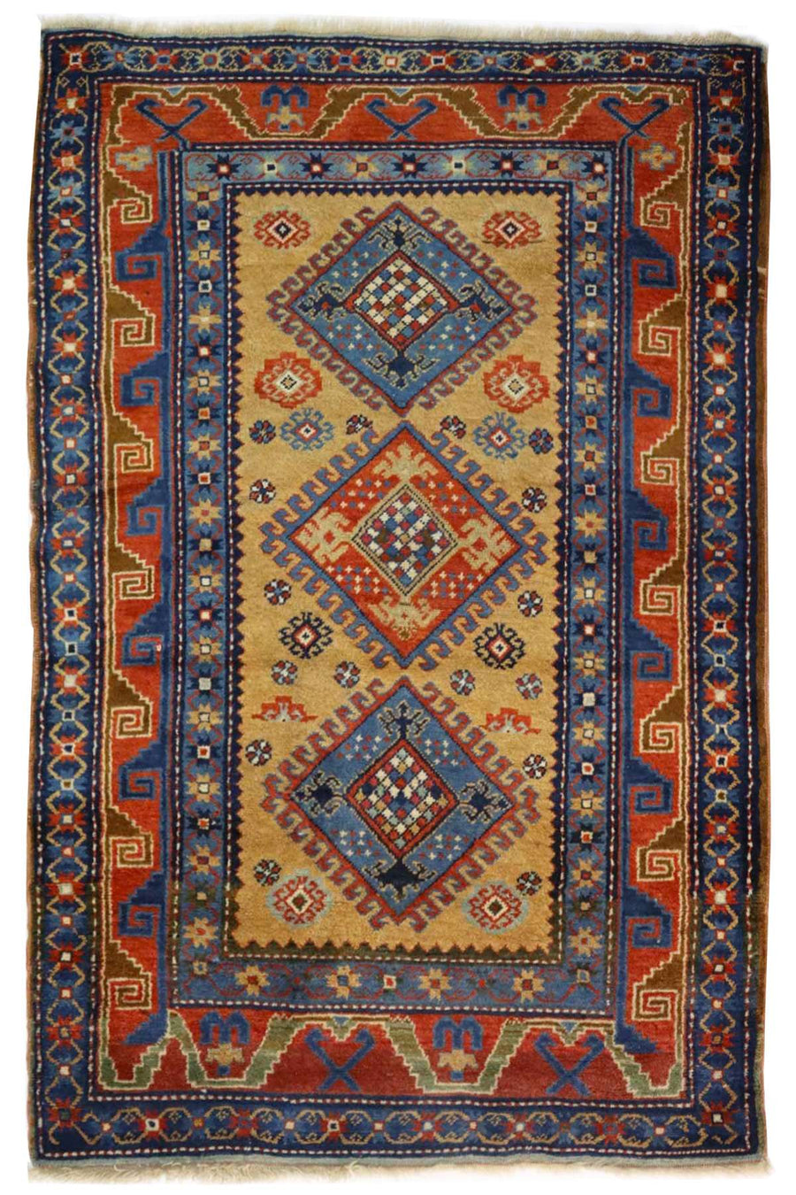 Antique Shirvan Rug - Rare & Collectible - 1 x 1.5 m