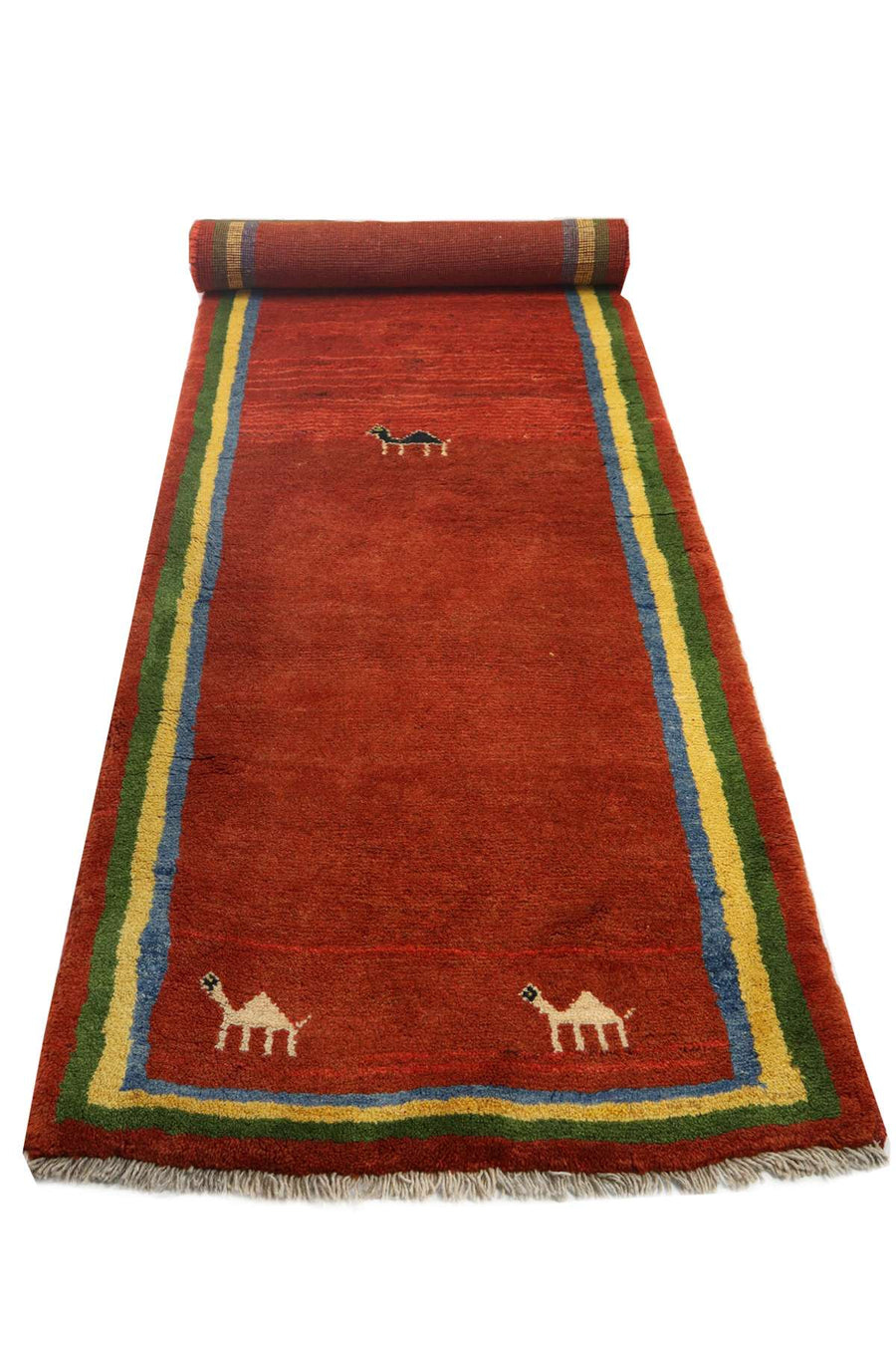 Minimalistic Gabbeh Runner - 2.75 x 0.9 m