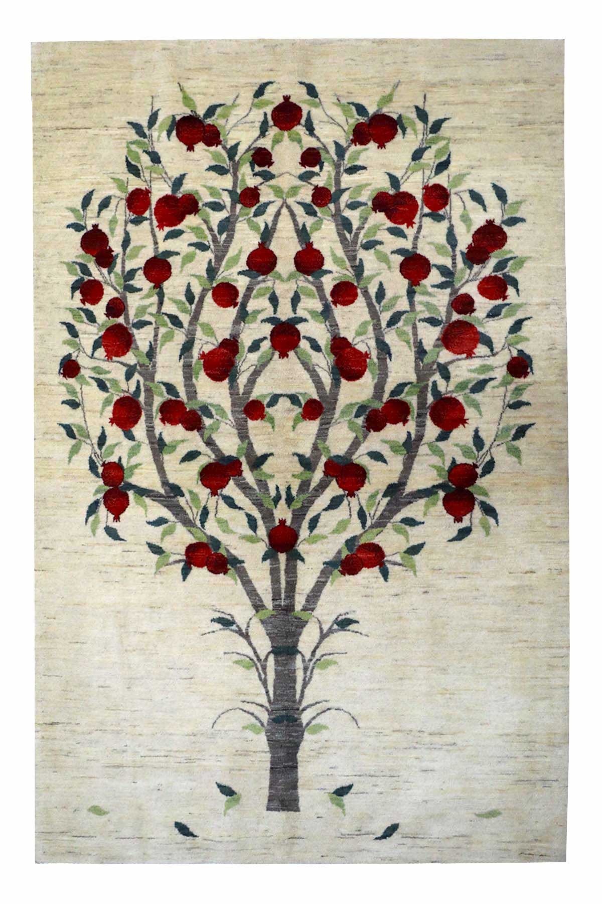 Persian Gabbeh Pomegranate Tree - 2.26 x 1.5 m