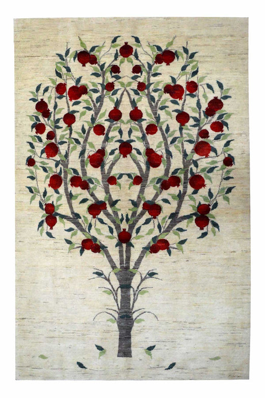 Persian Gabbeh Pomegranate Tree - 2.26 x 1.5 m