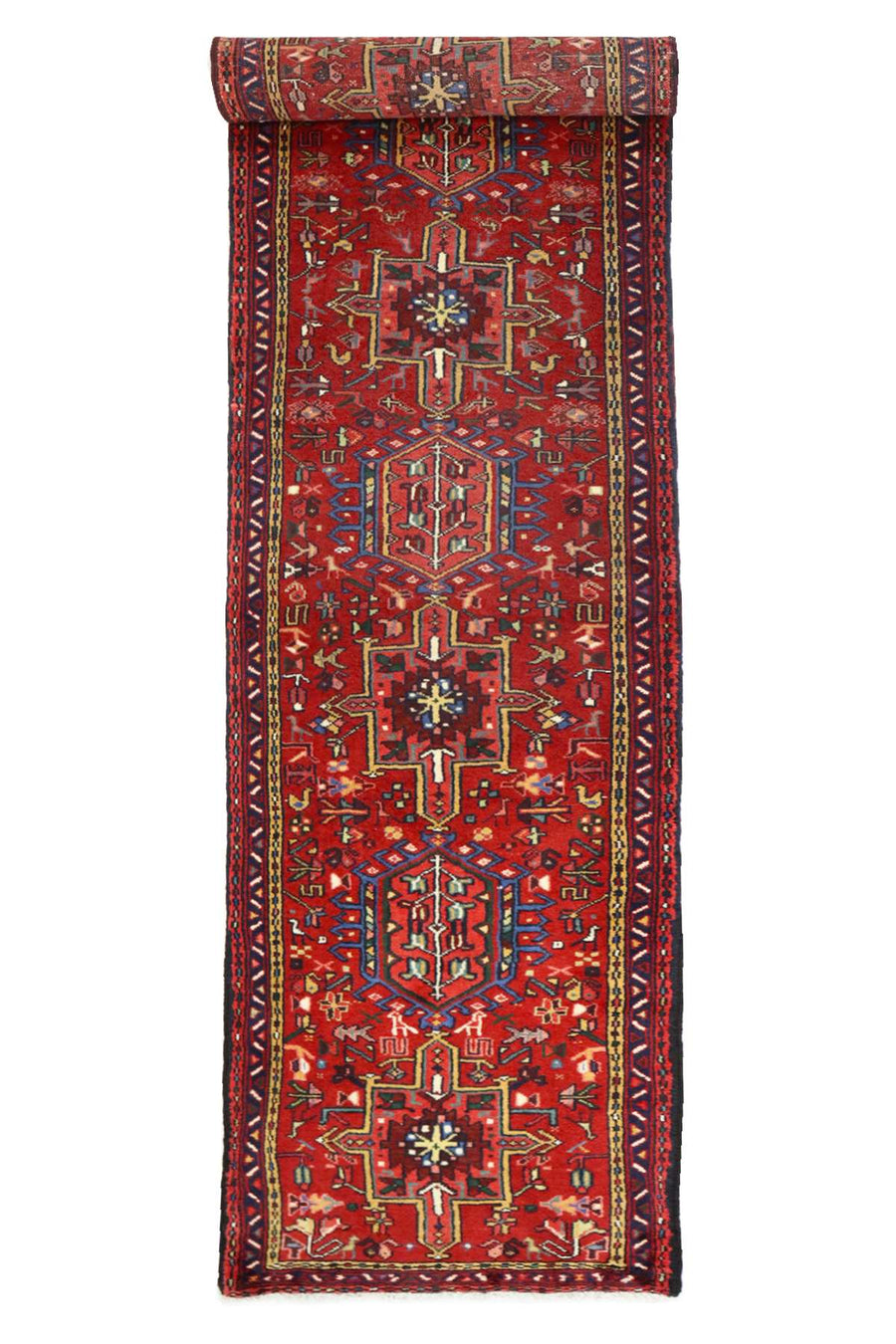 Qaraja Vintage Hallway Runner - 3.65 x 0.8 m