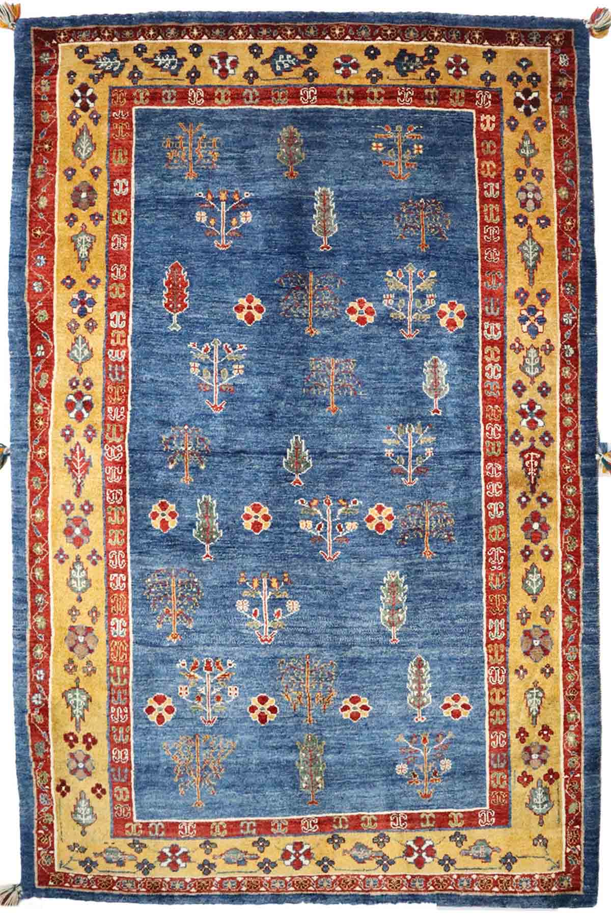 Qashqai Rizbaft Gabbeh Rug - 1.9 x 1.24 m