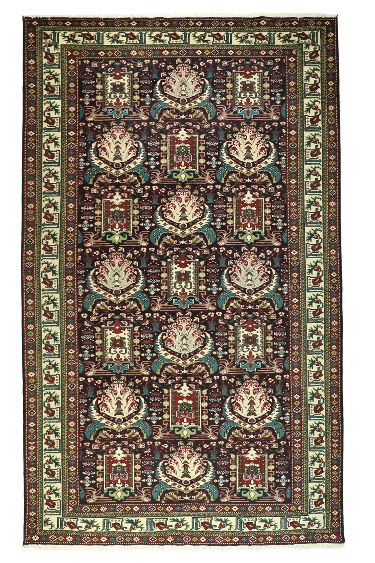 Vintage Persian Rug - “Polonaise” Design - 2.67 x 1.67 m