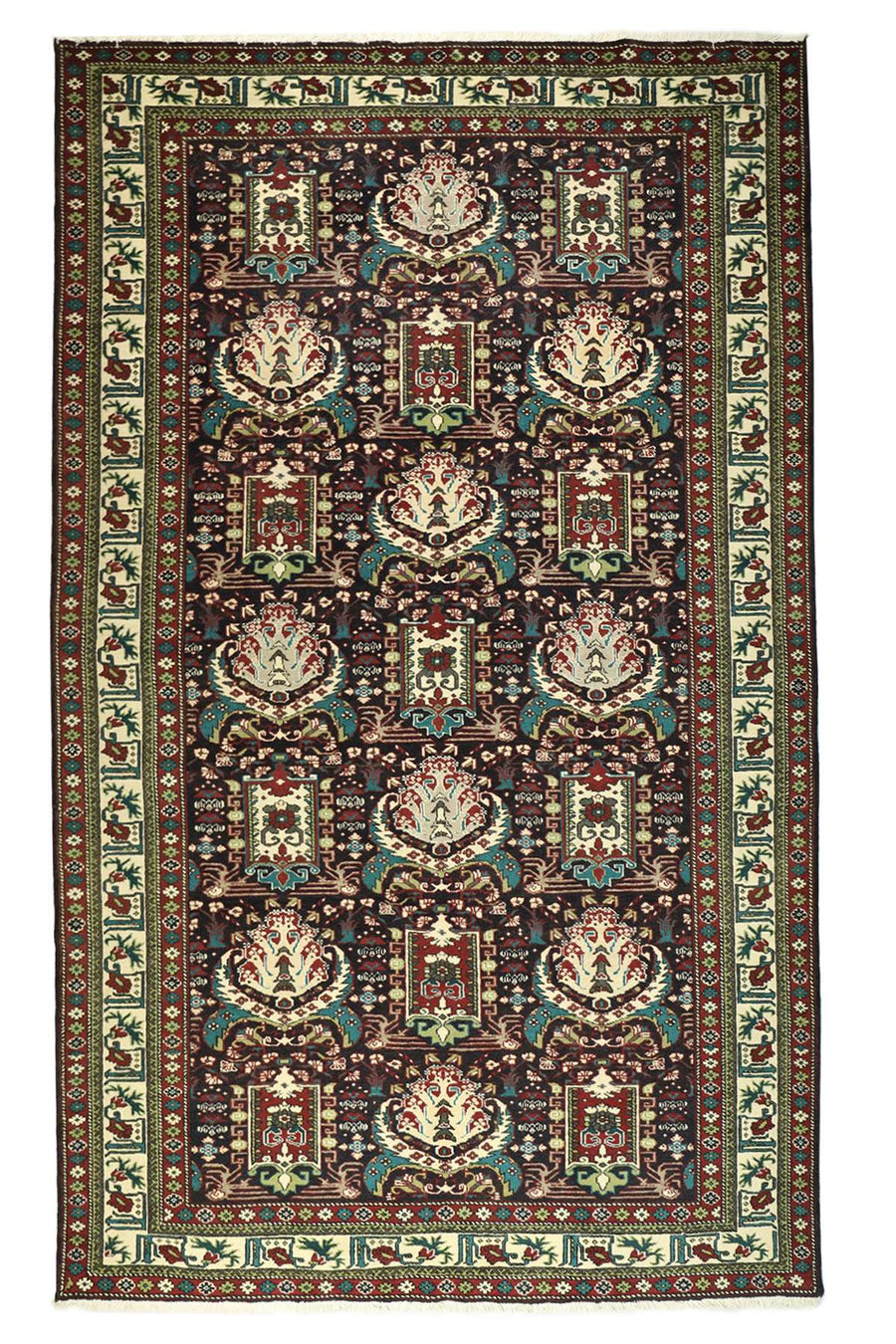 Vintage Persian Rug - “Polonaise” Design - 2.67 x 1.67 m