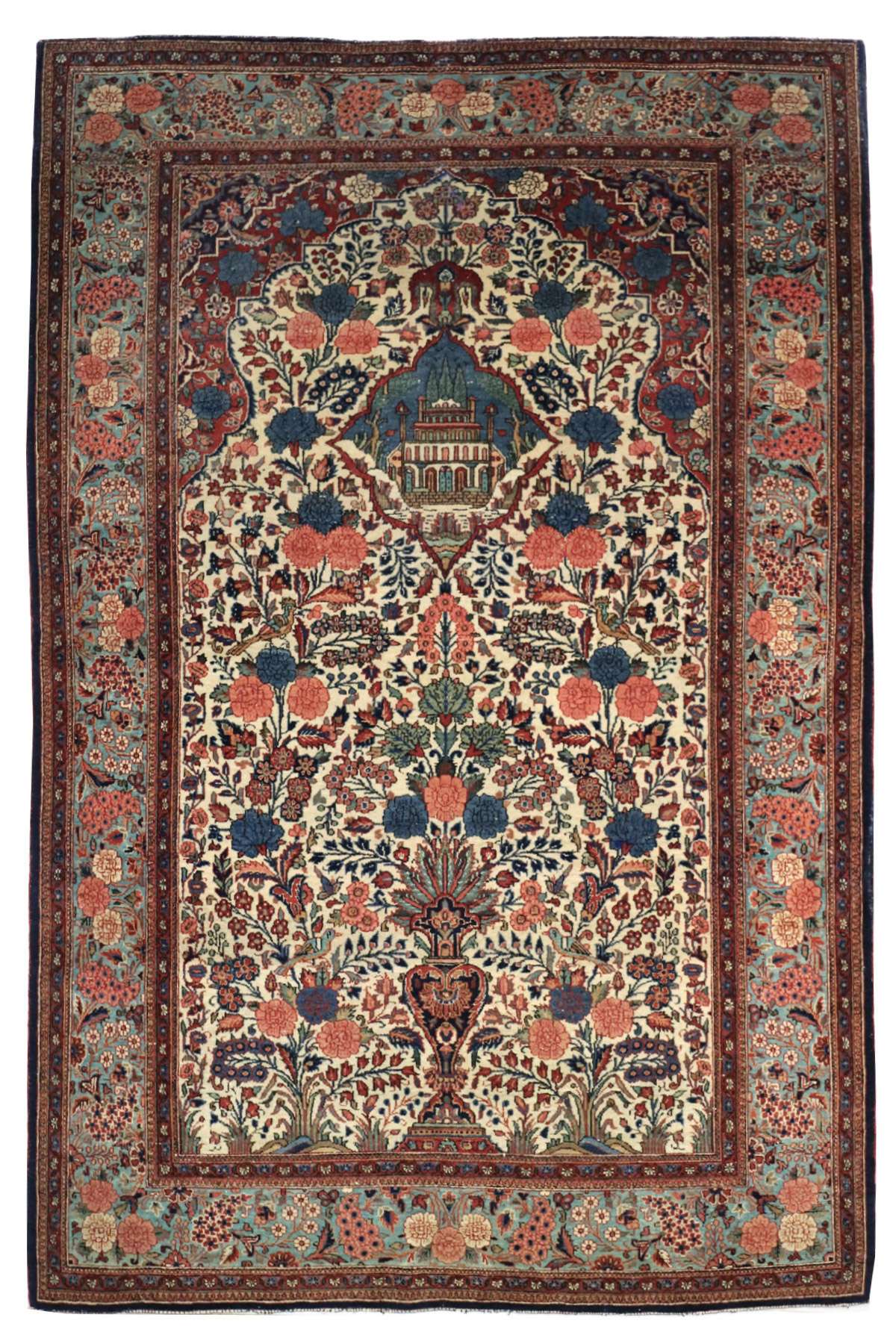Persian Kashan Rug - Antique & Collectible - 1.28 x 2.08 m