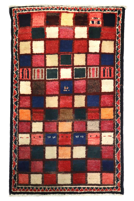 Contemporary Handwoven Gabbeh Rug - 1.3 x 0.78 m