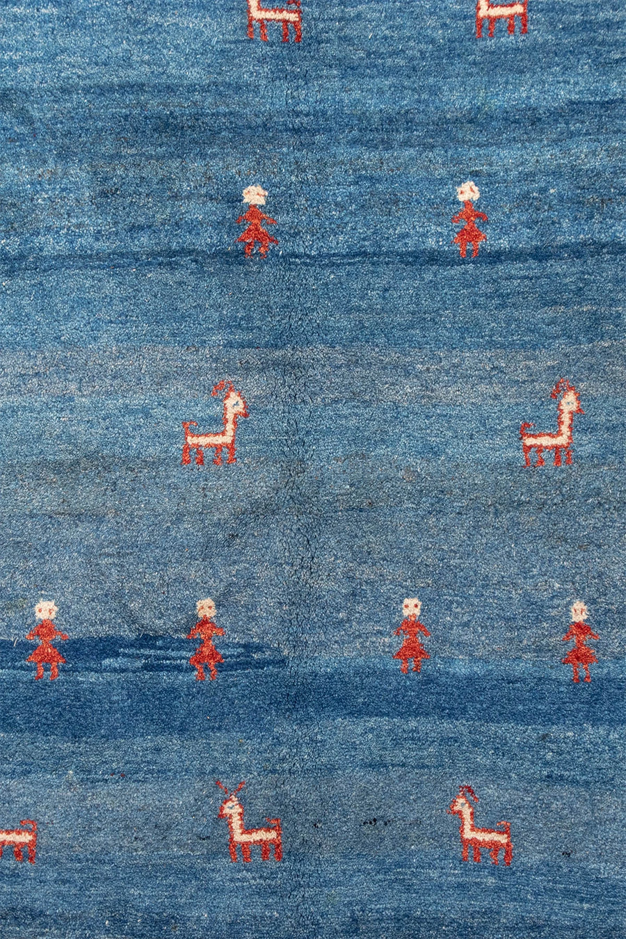 Pictorial Gabbeh Wool Rug - 2.15 x 3 m