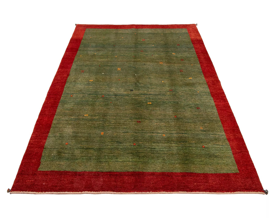Persian Gabbeh Rug Minimalistic Home Decor - 2.85 x 2.1 m