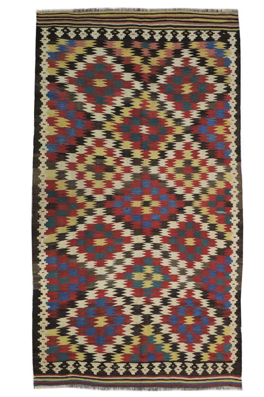 Antique Qashqai Kilim - 2.86 x 1.65 m