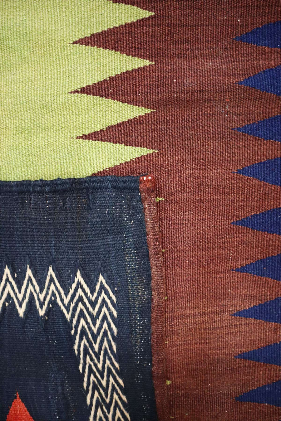 Afshar Sofreh Kilim - Sustainable Home Decor - 1.28 x 1.28 m