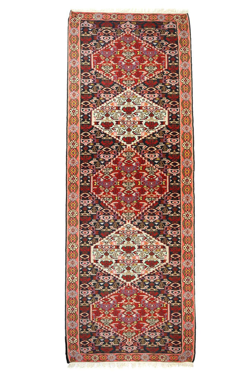 Kurdish Hallway Runner - Handmade Wool - 2.8 x 0.83 m