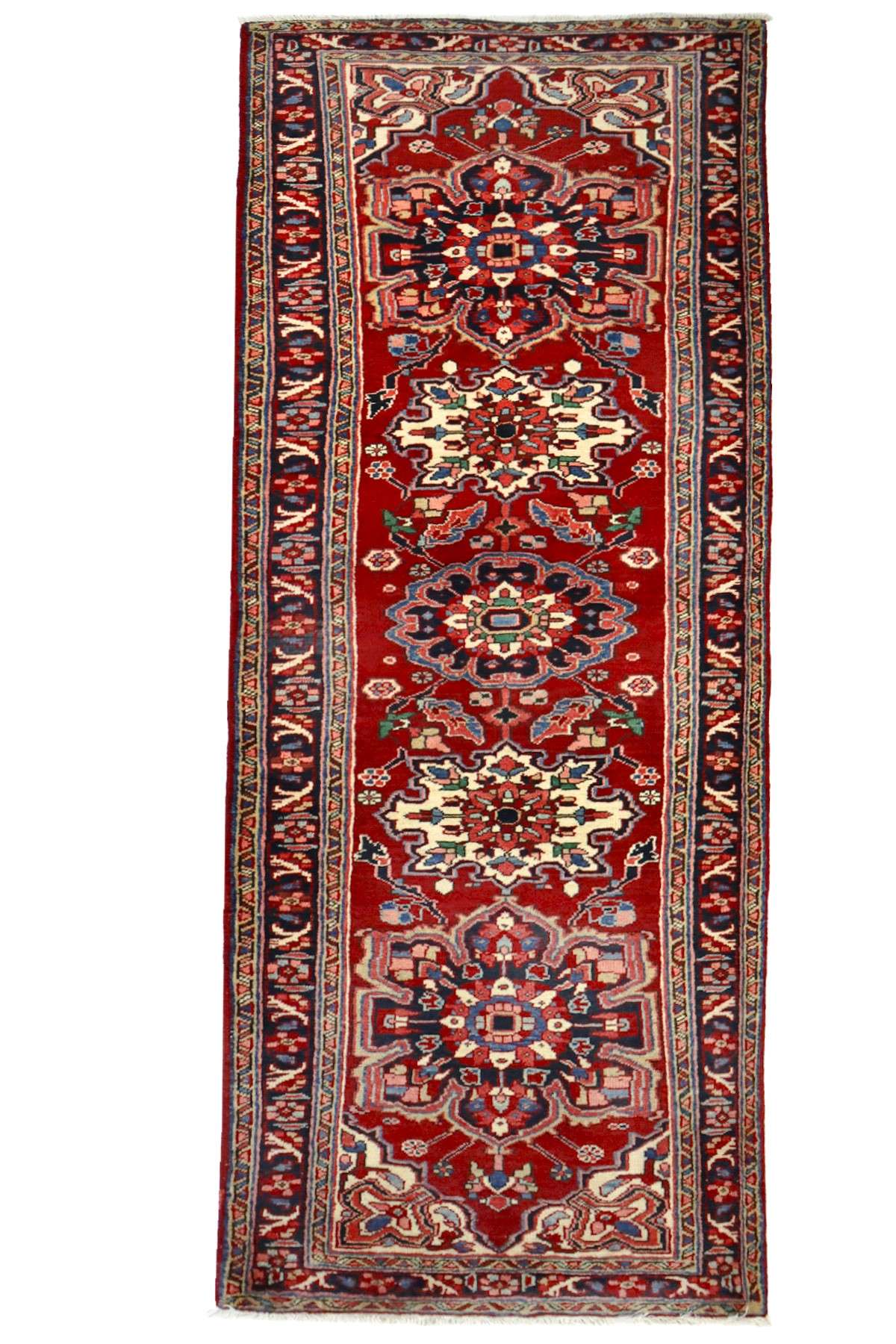 Hand-Knotted Wool Hallway Runner - 3.1 x 0.95 m