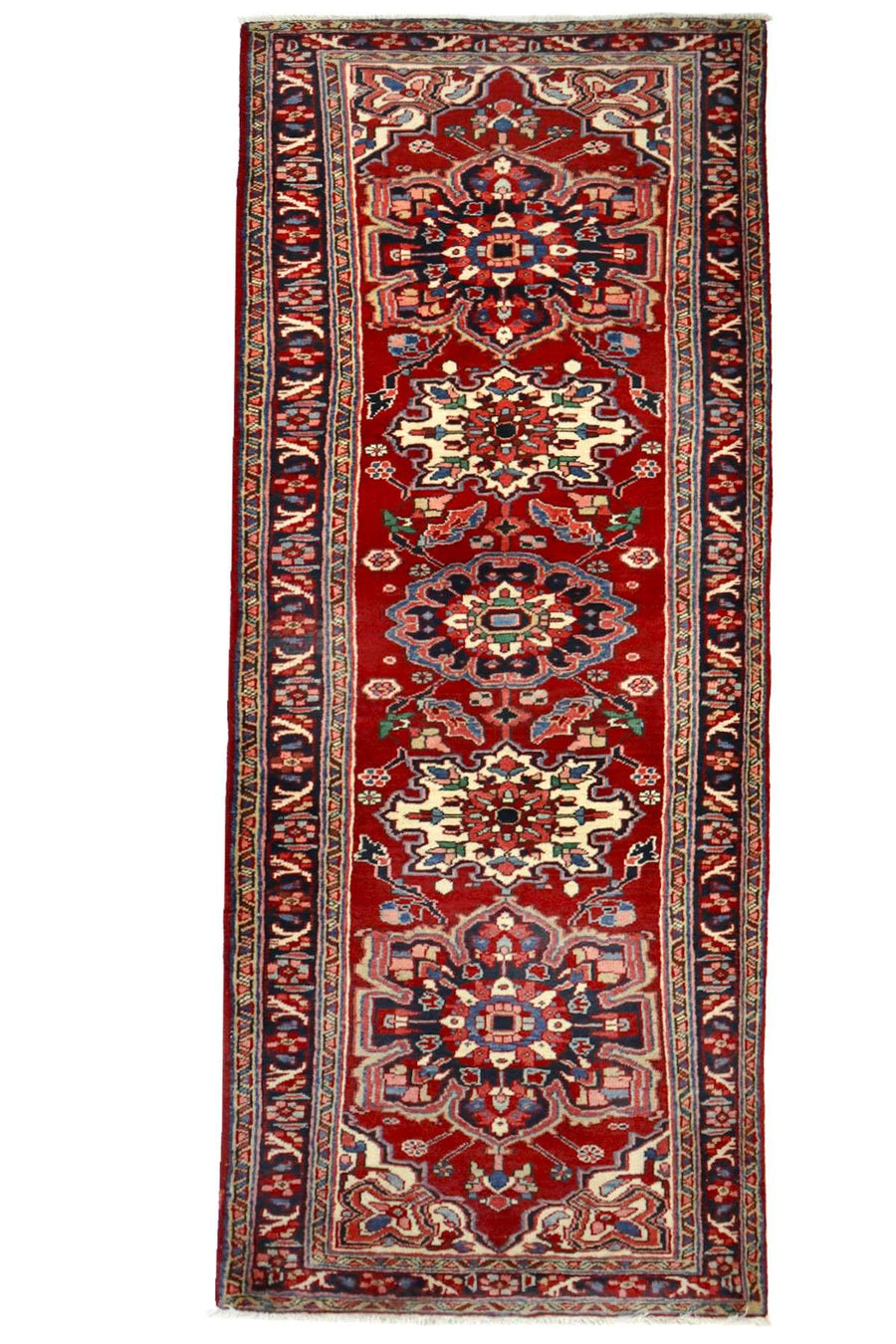 Hand-Knotted Wool Hallway Runner - 3.1 x 0.95 m