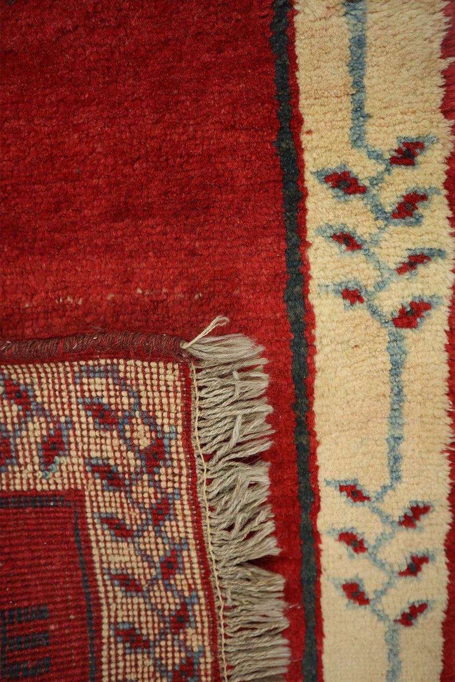 Hand-knotted Gabbeh Runner - Minimalistic Design - 3 x 0.9 m