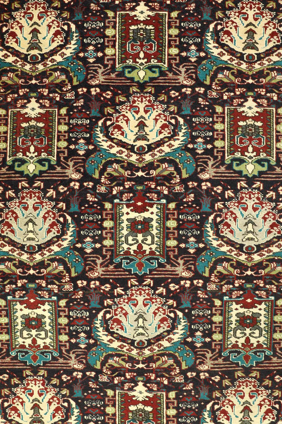 Vintage Persian Rug - “Polonaise” Design - 2.67 x 1.67 m