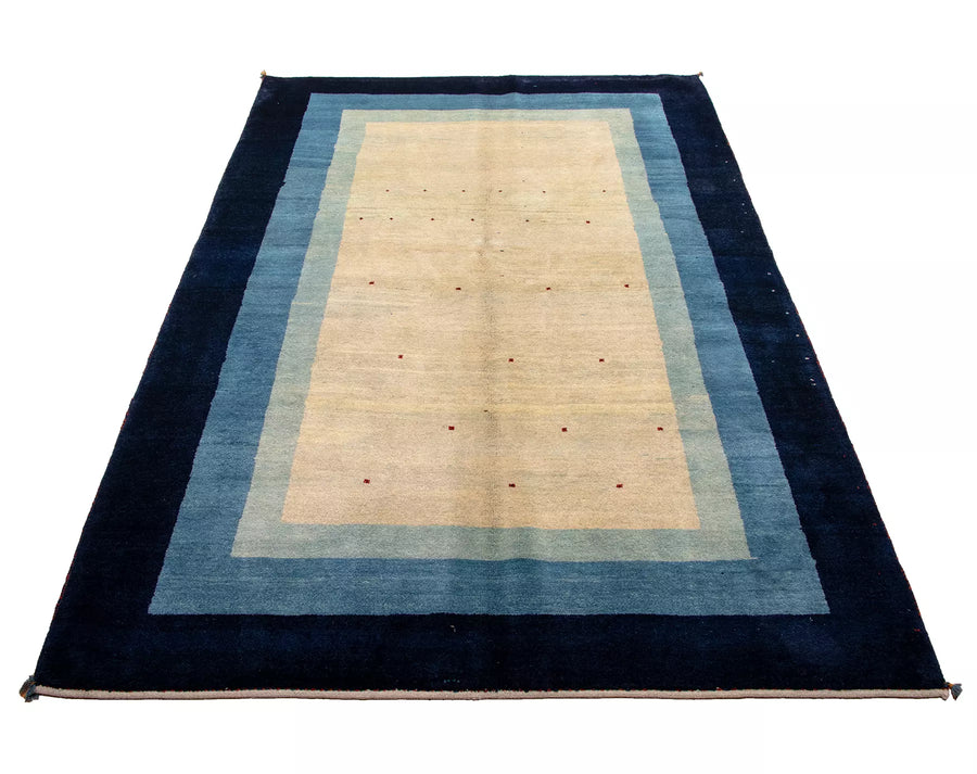 Minimalist Handmade Gabbeh Rug - 2.85 x 2 m