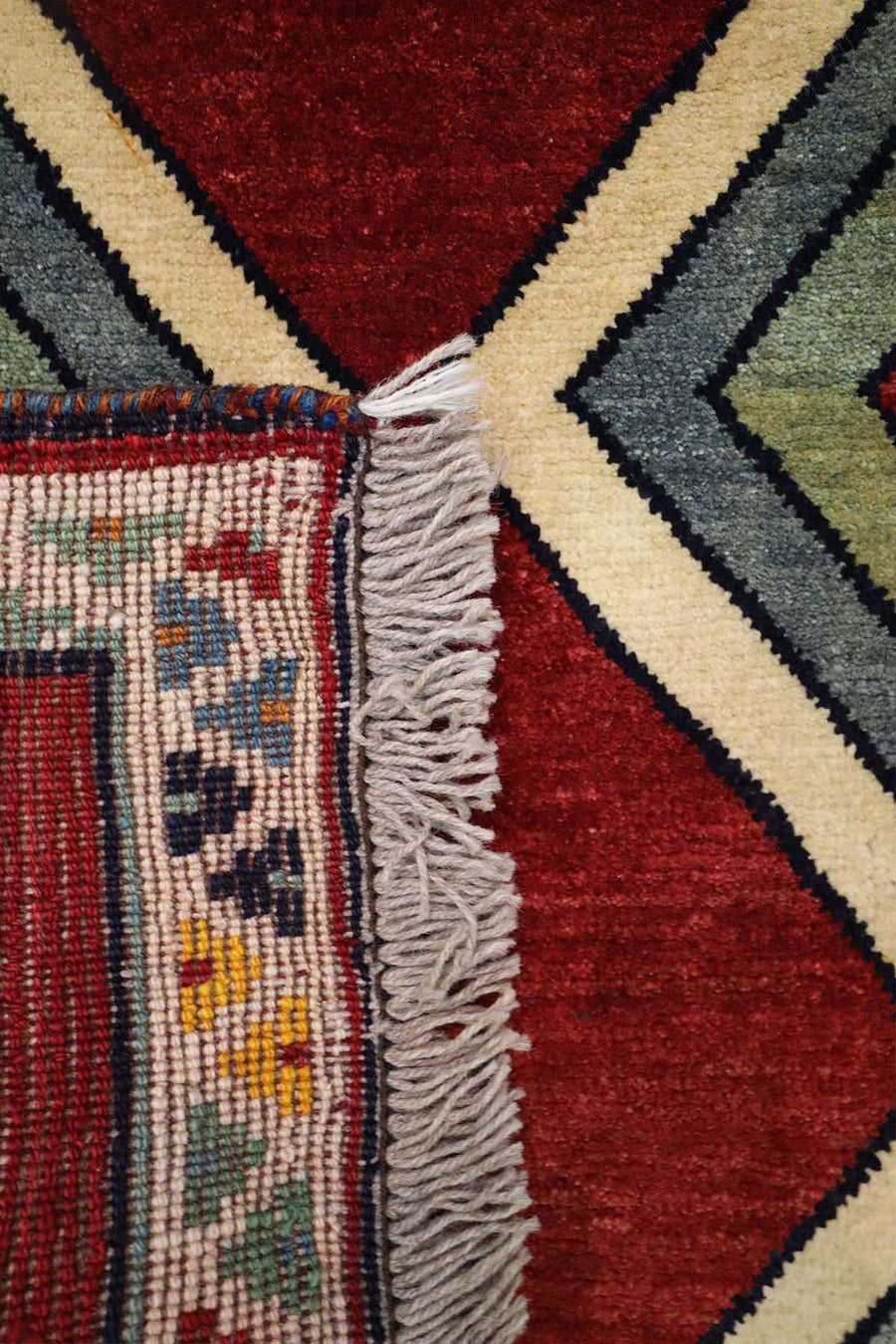 Retro Modern Gabbeh Rug - 1.96×1.06 m