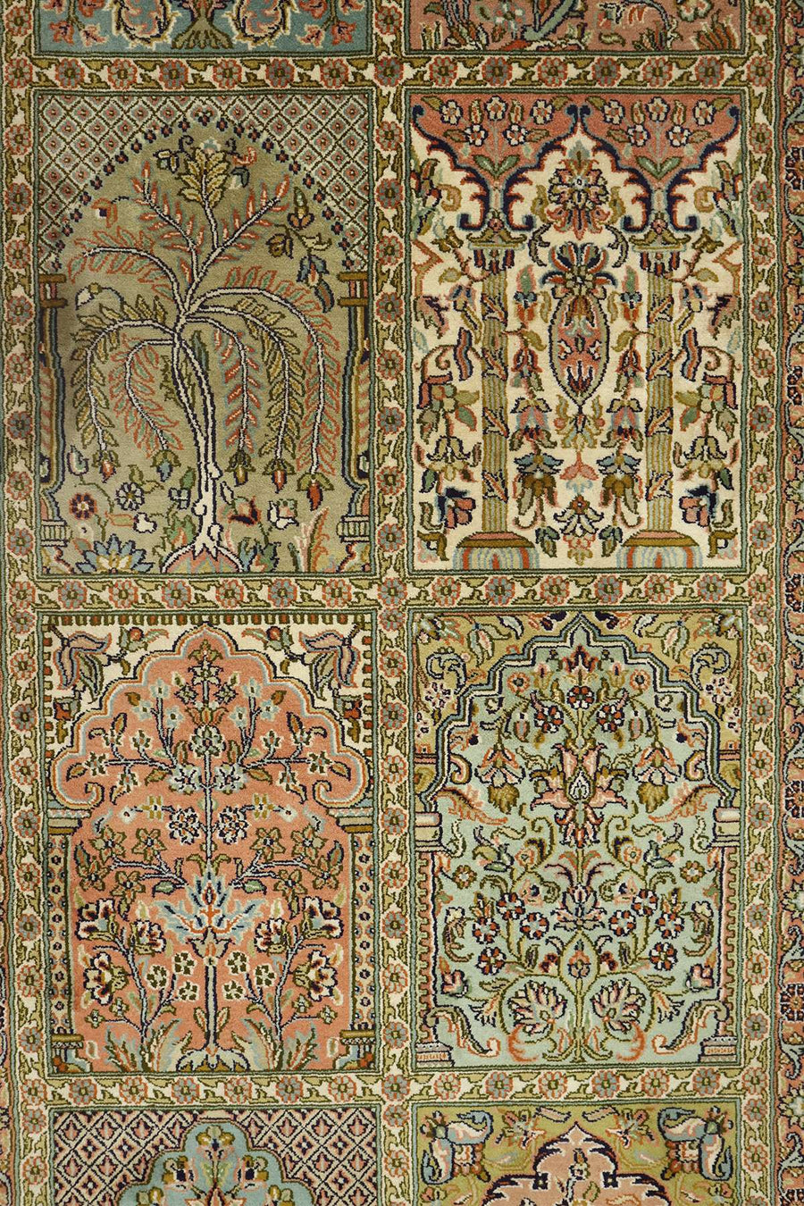 Luxurious Silk Hallway Runner - 2.25 x 0.76 m
