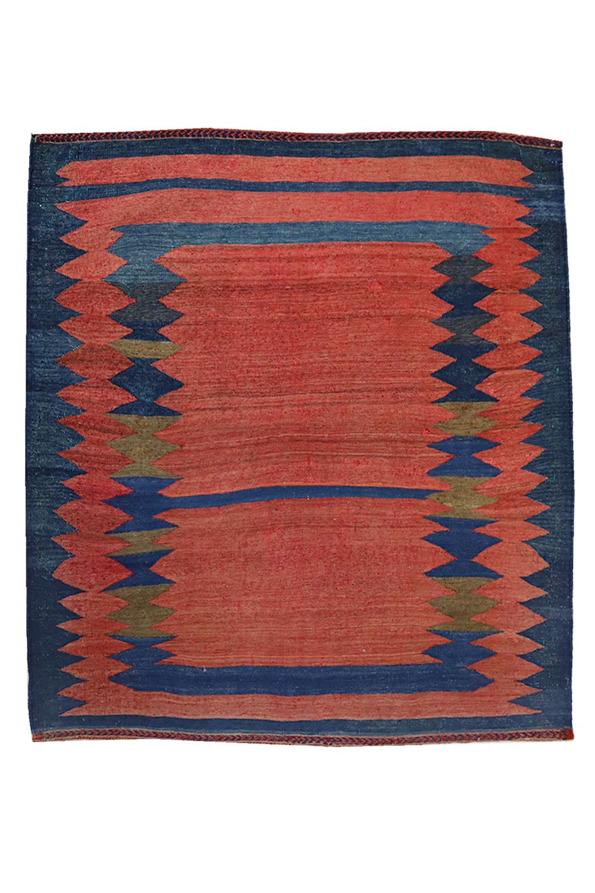 Afshar Sofreh - Handmade Flat-Weave Rug - 1.2 x 1.29 m