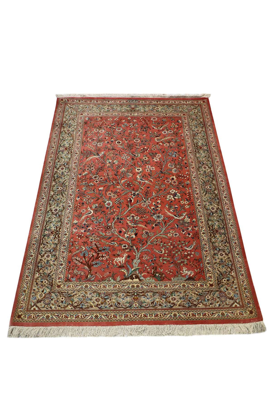 Persian Qum Rug - Luxurious Silk Rug - 1.5 x 1 m