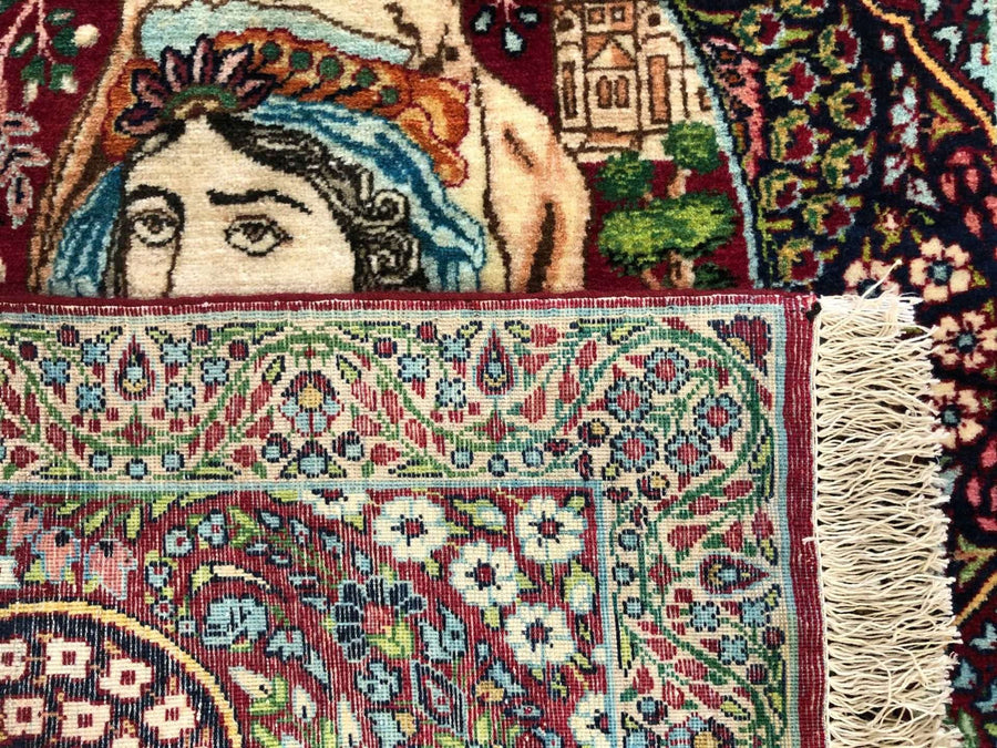 Qajar Princess Kerman Rug - Private Collection