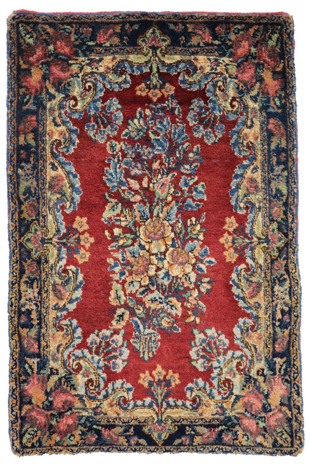 Antique Kerman Pushti - 0.7 x 0.45 m