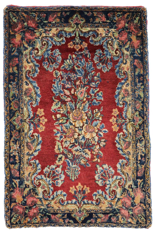 Antique Kerman Pushti - 0.7 x 0.45 m