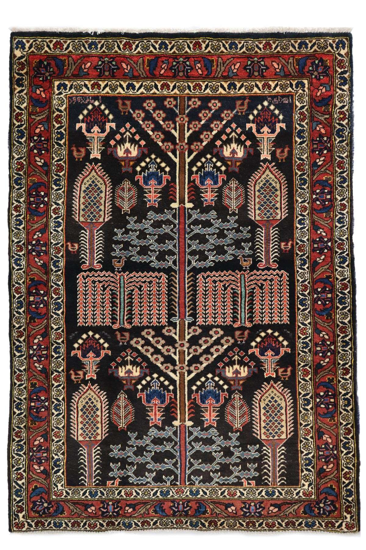 Persian Handmade Bakhtiari Rug - 1.47 x 1.05 m