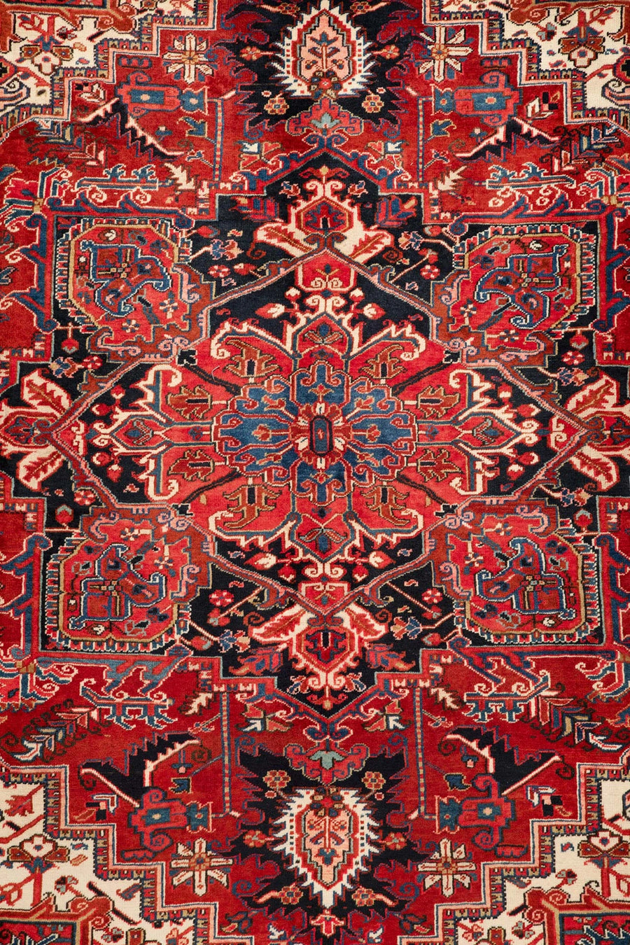 Heriz Vintage Persian Rug - 3.4 x 2.65 m