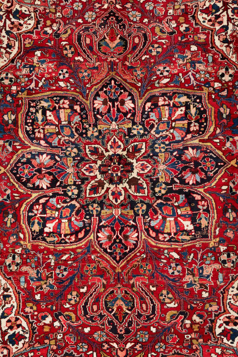 Thick Pile Vintage Heriz Rug - 3.4×2.5 m
