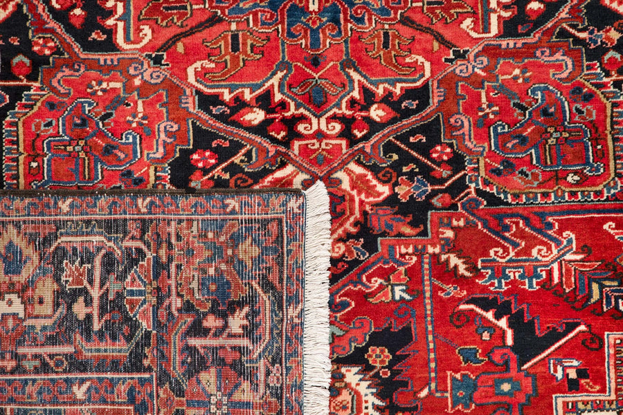 Heriz Vintage Persian Rug - 3.4 x 2.65 m