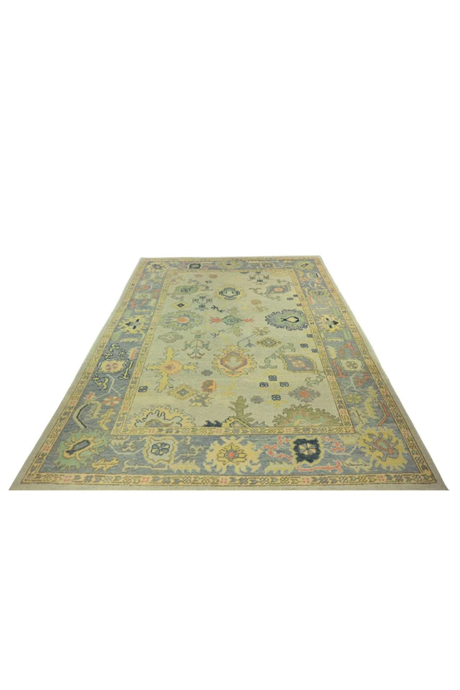 Turkish Oushak Handmade Rug - 2.84 x 2.05 m
