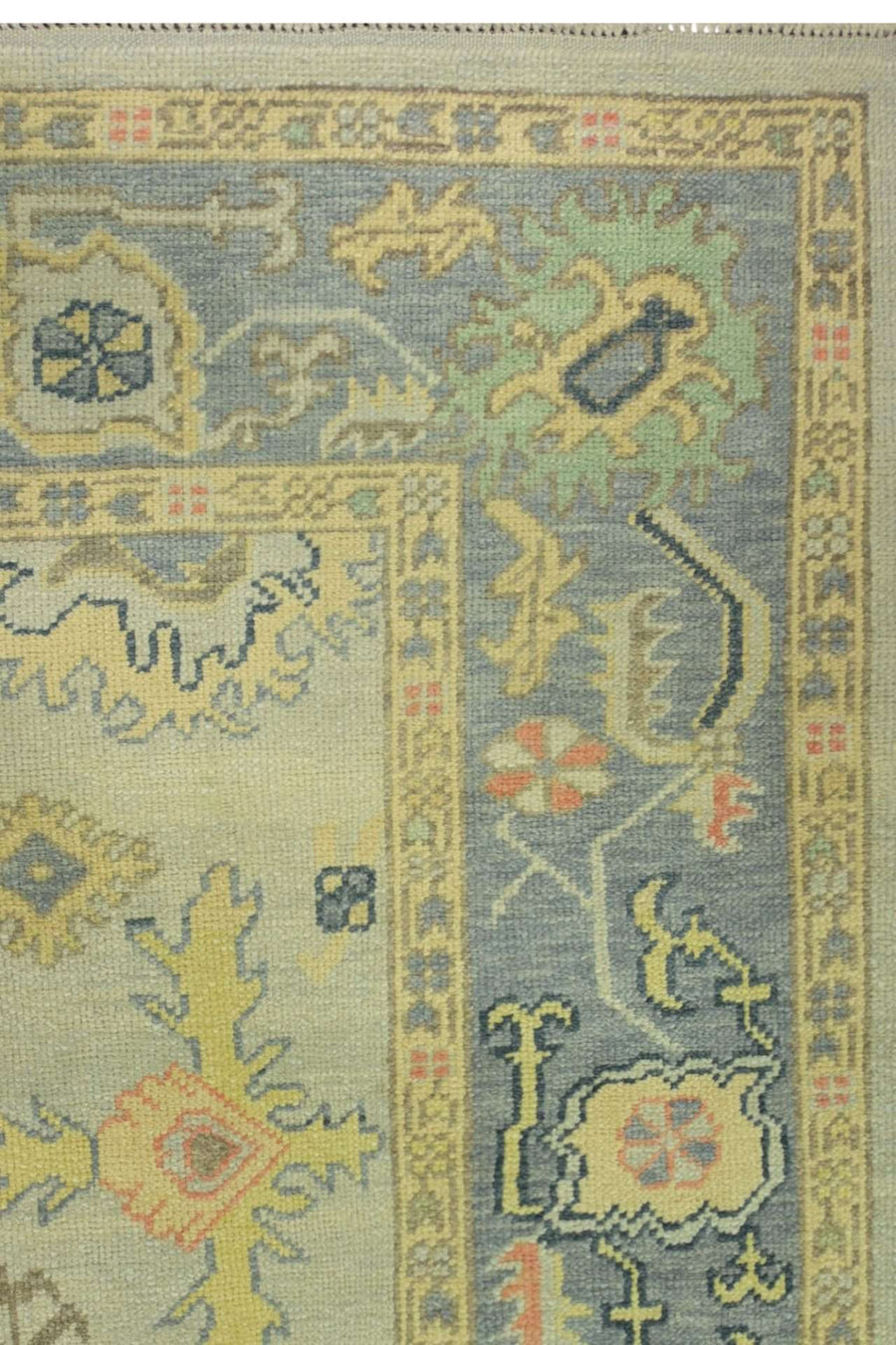 Turkish Oushak Handmade Rug - 2.84 x 2.05 m