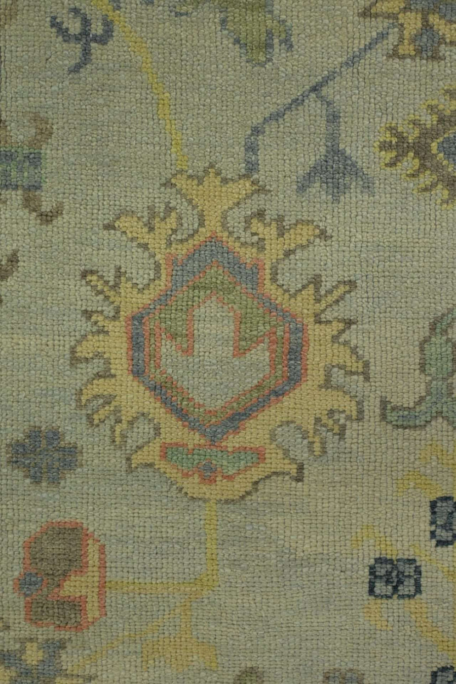 Turkish Oushak Handmade Rug - 2.84 x 2.05 m