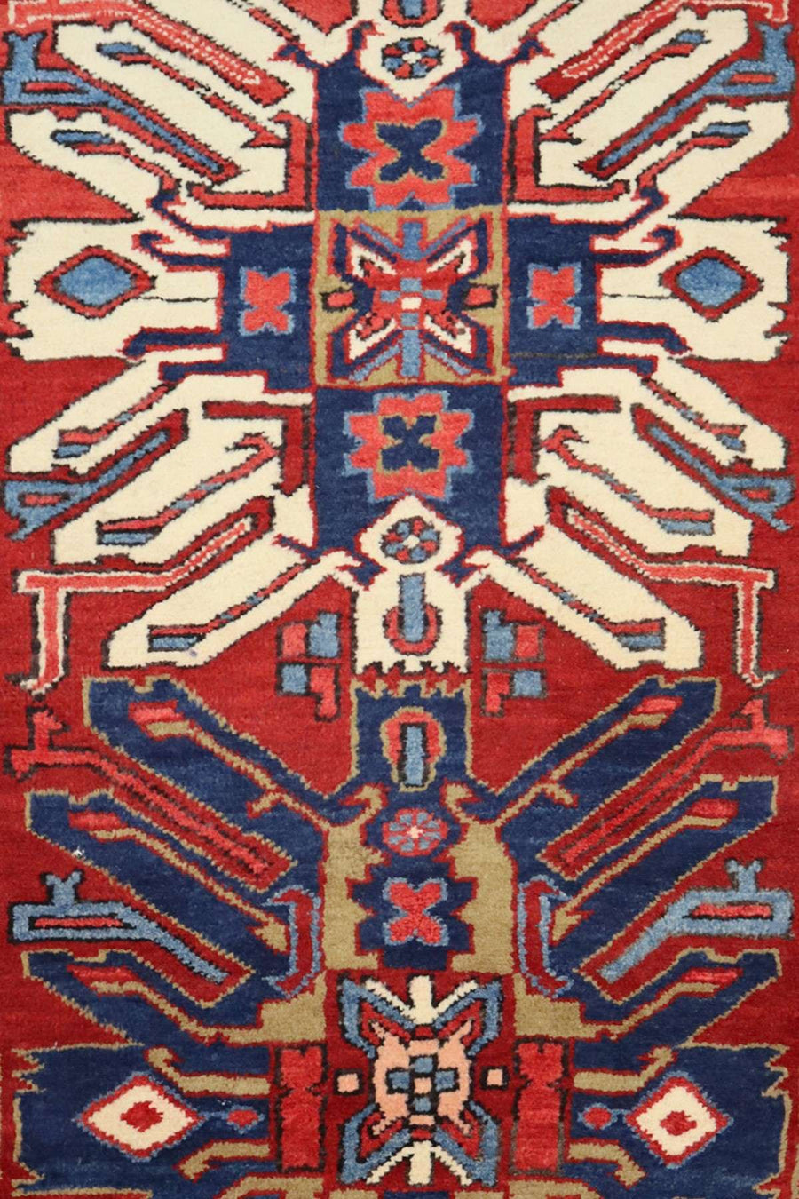 Azerbaijan Tribal Hallway Runner - 3.35 x 0.97 m