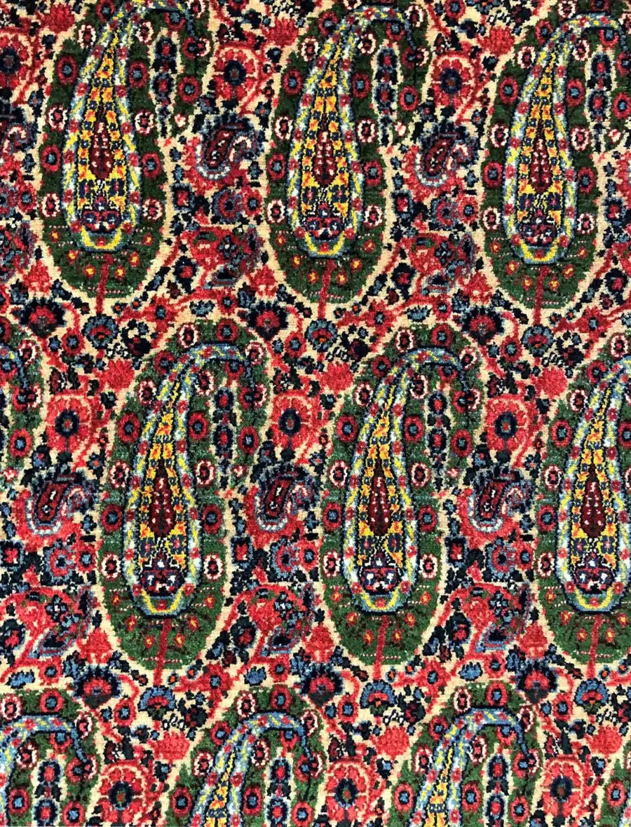 Antique Persian Boteh Rug - 2.12 × 1.45 m