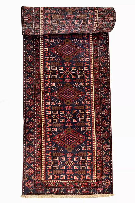 Persian Runner Tribal Design - 4.55 x 1 m