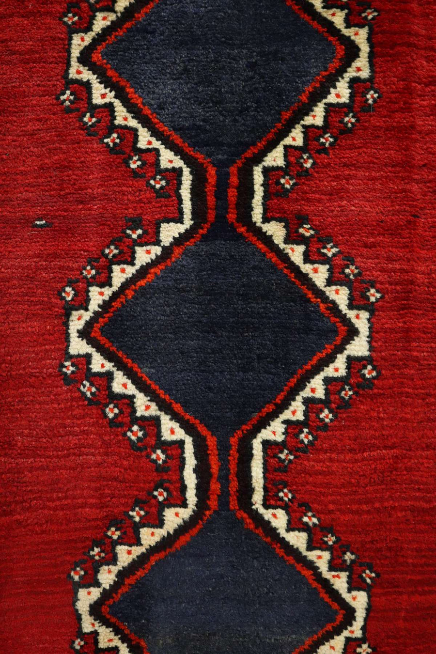 Persian Shiraz Hallway Runner - Traditional Nomadic Design - 3 x 0.8 m