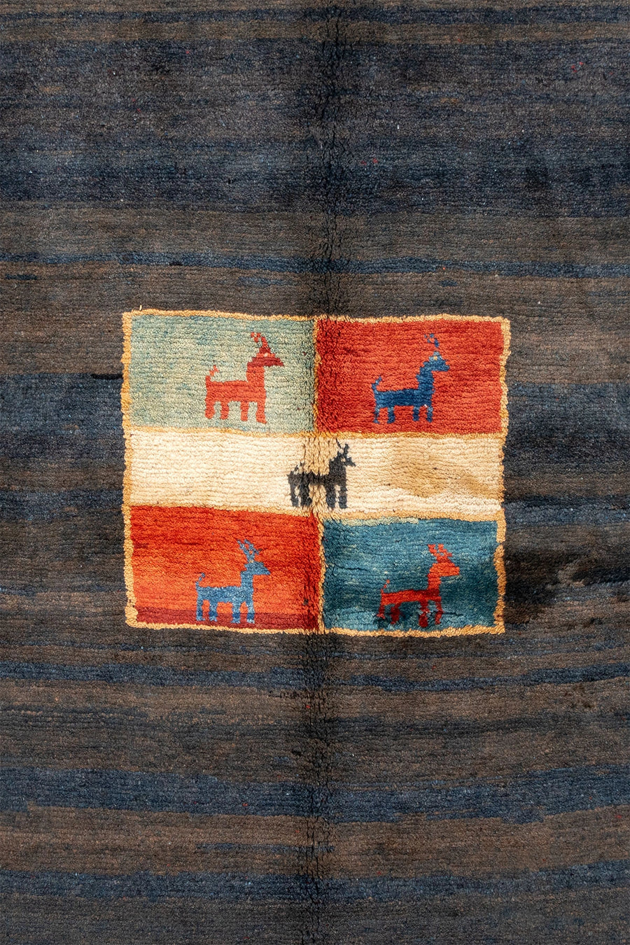 Pictorial Gabbeh Rug Tribal Art - 2.2 x 3.05 m