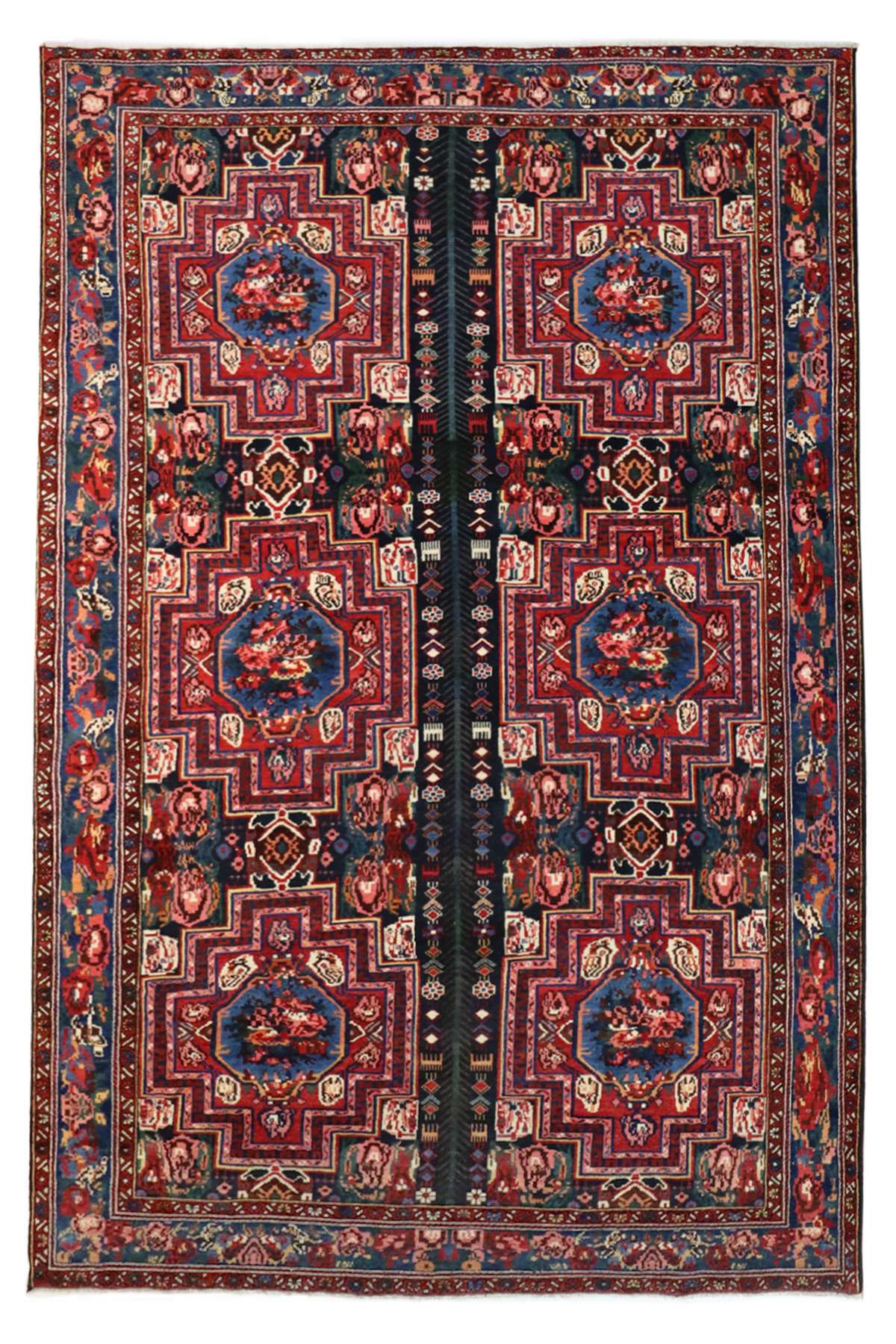Bakhtiari Rug - Antique and Collectable - 3.15 x 2.1 m