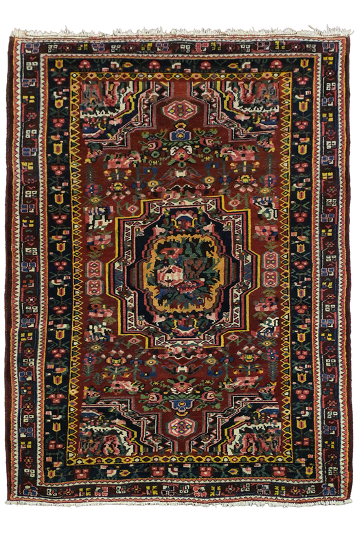 Vintage Tribal Persian Rug - 2.5 x 1.65 m