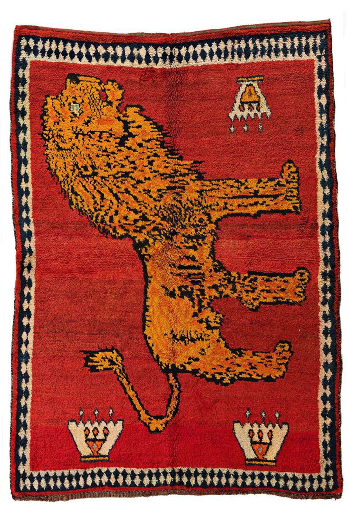 Persian Lion Gabbeh - Vintage Kashkuli Gabbeh