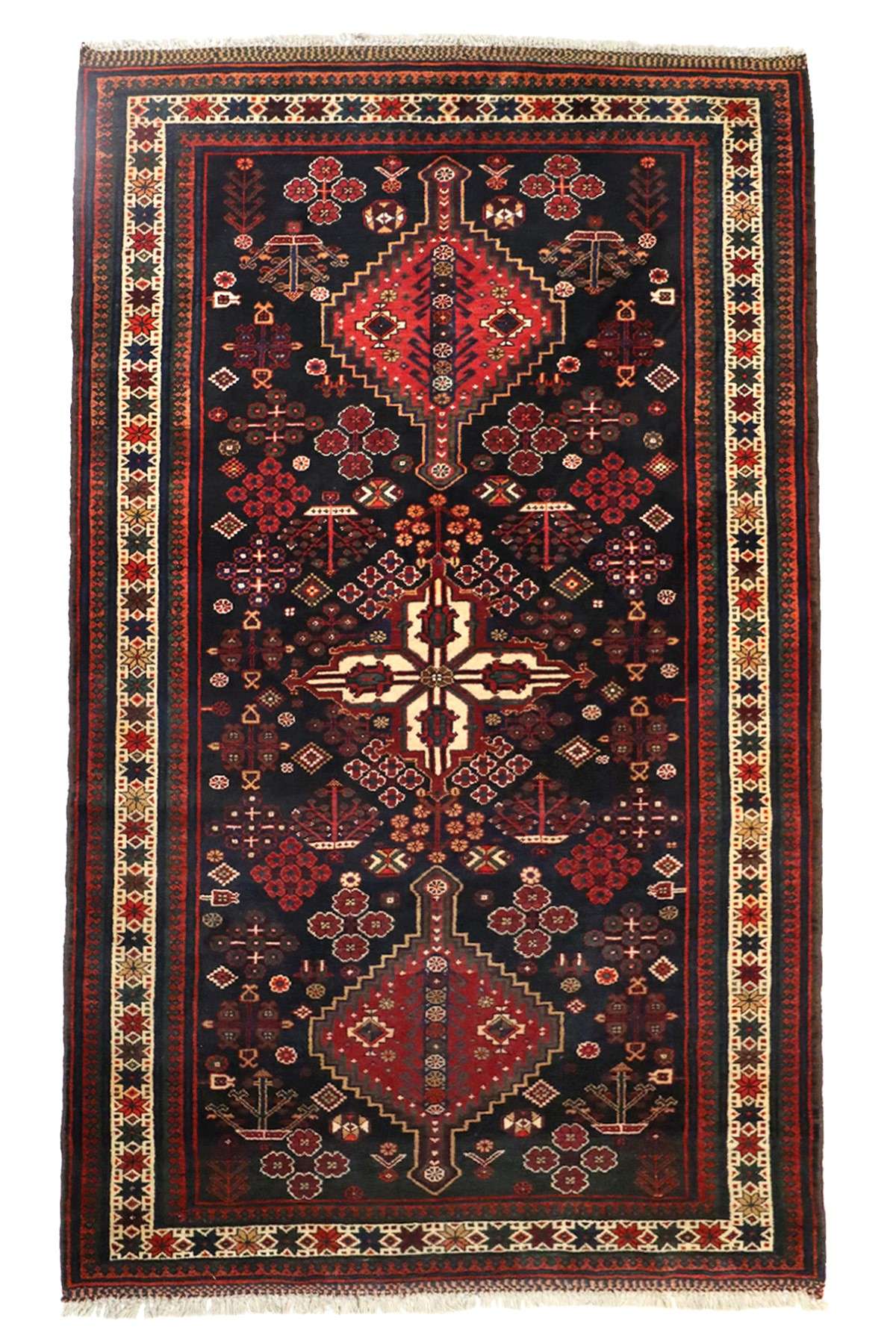 Persian Handmade Vintage Rug - 2.8 x 1.6 m
