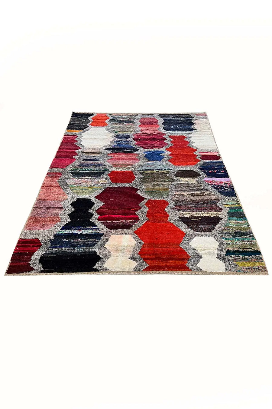 Contemporary Turkish Rug - Cotton and Hemp Rug - 3 x 2.06 m